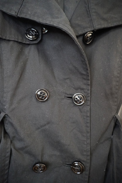 Trench-Coat Noir - by BÉATRICE - Taille : XS