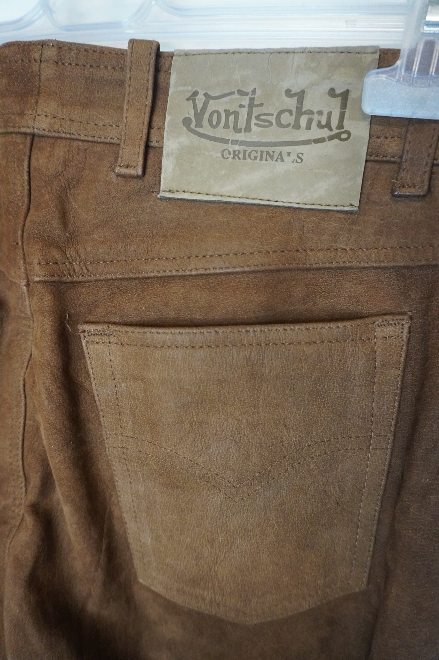 Jeans Effet Cuir - by MIA