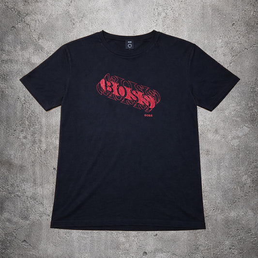 T-shirt noir - Hugo Boss - Taille L