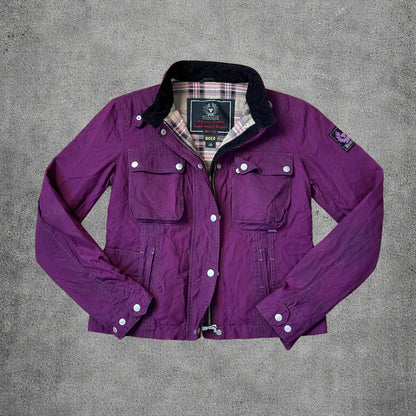 Veste style Harrington violet - Belstaff - Taille 46