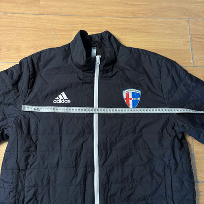 Manteau noir A.S. Masseroni Marchese Milan - Adidas - Taille L