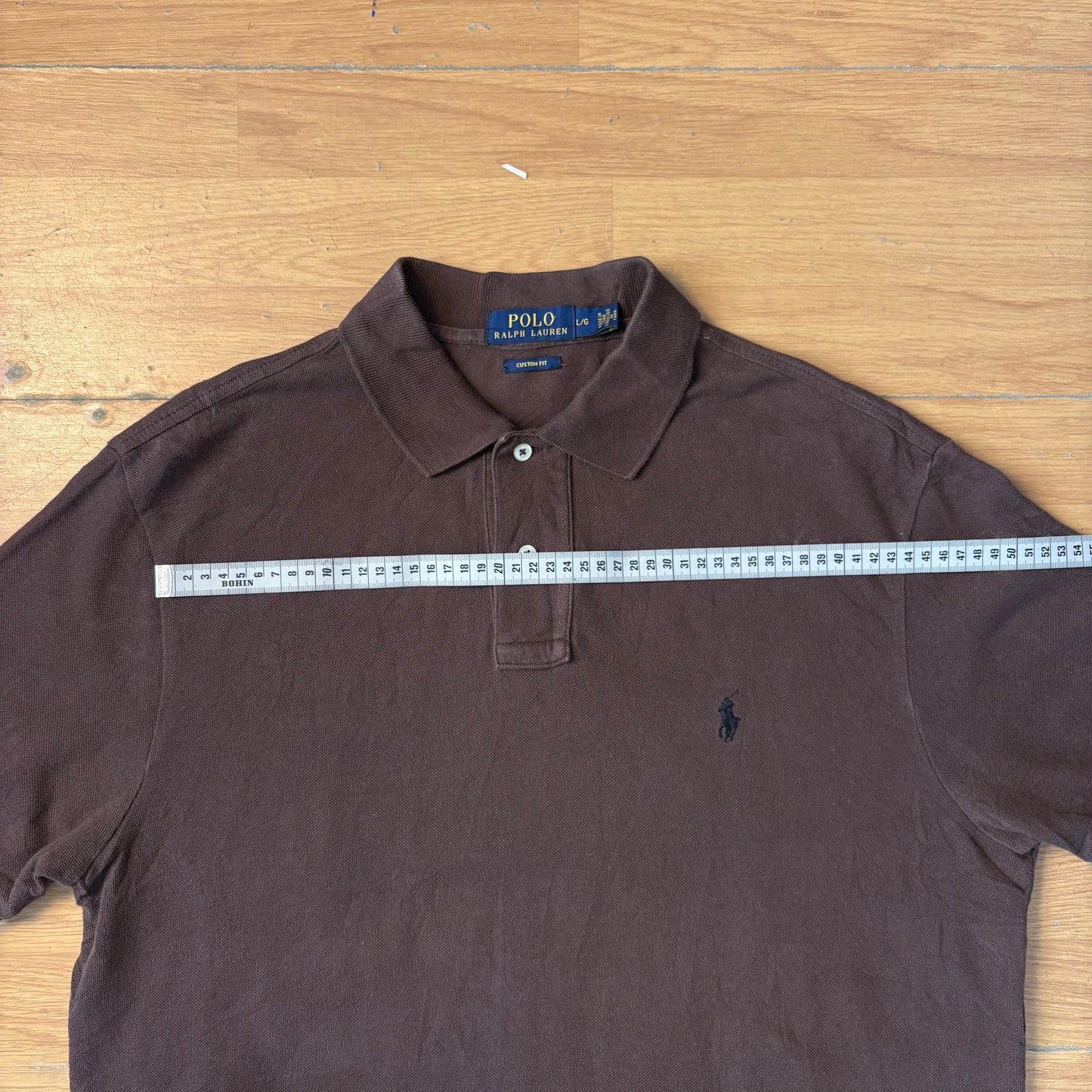 Polo marron - Ralph Lauren - Taille L