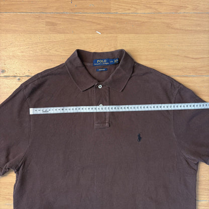 Polo marron - Ralph Lauren - Taille L