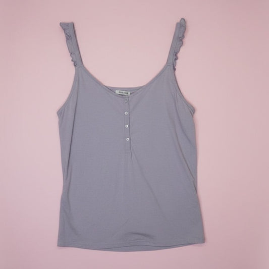 Top lilas cropped stretch – by Zainab