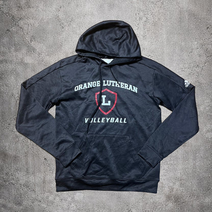 Hoodie gris Orange Lutheran Volleyball - Adidas - Taille S