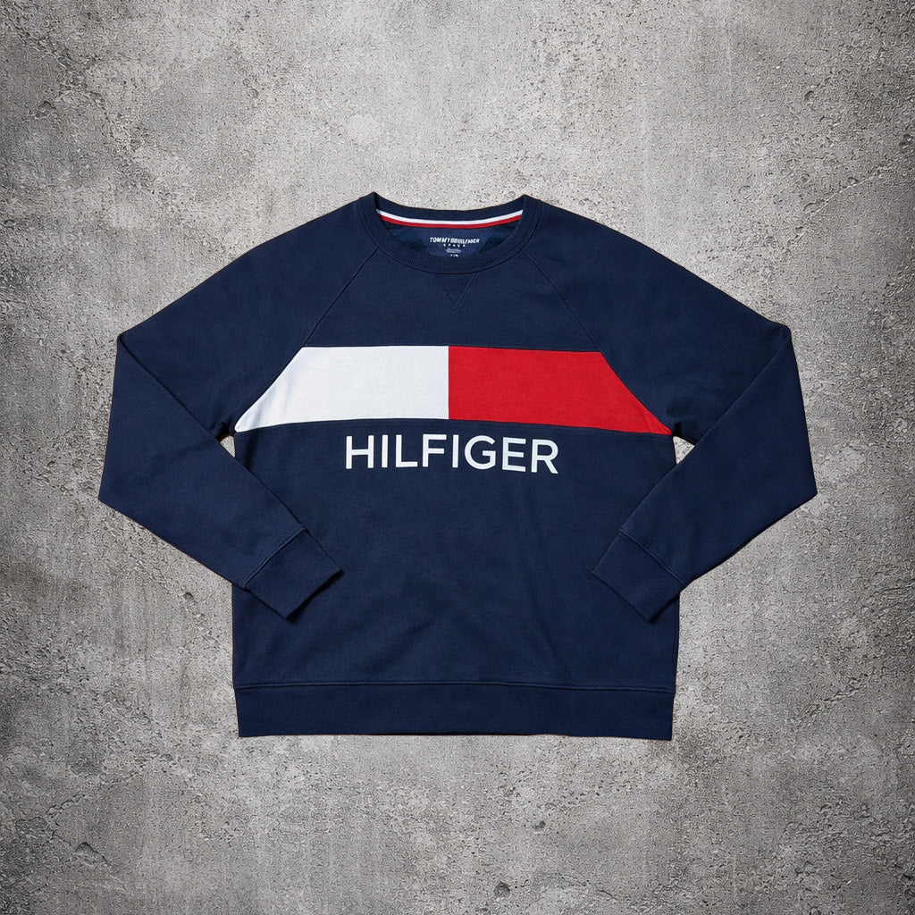 Sweat bleu foncé Tommy Hilfiger – Taille – S