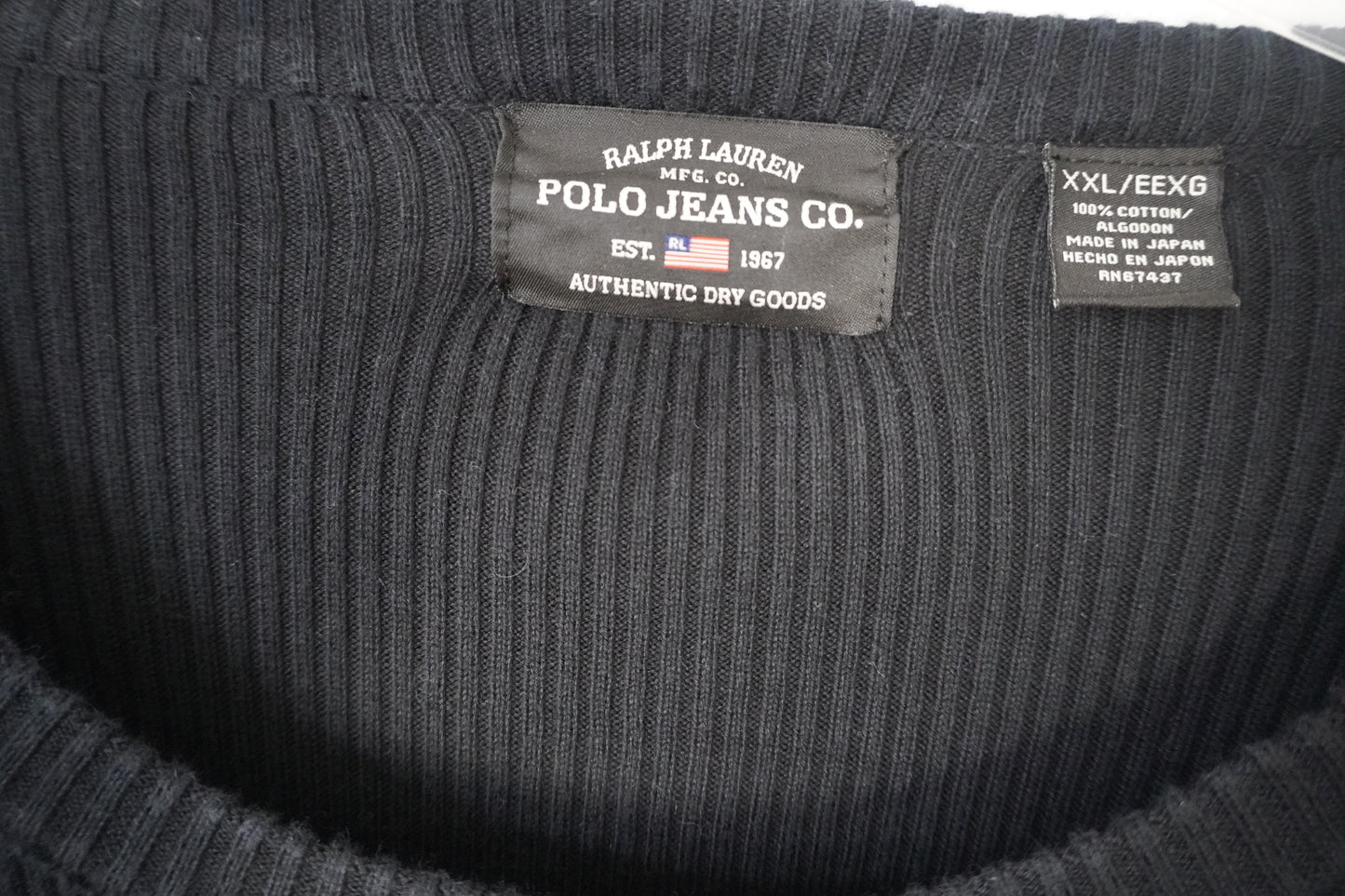 Pull noir Ralph Lauren – Taille – L