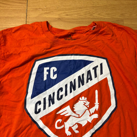 T-shirt orange - Adidas - Taille L