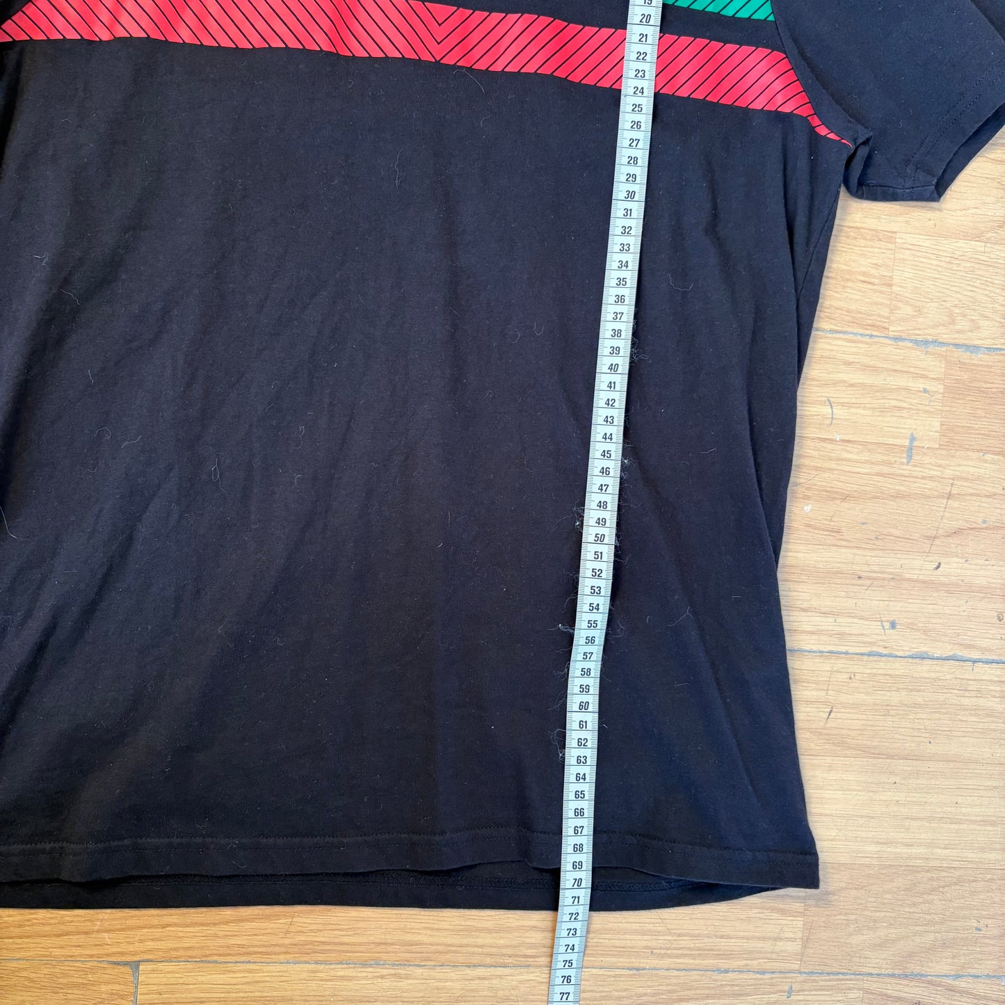 T-shirt noir logo rouge et vert - Ellesse - Taille L