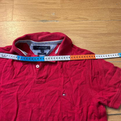Polo rouge - Tommy Hilfiger - Taille S