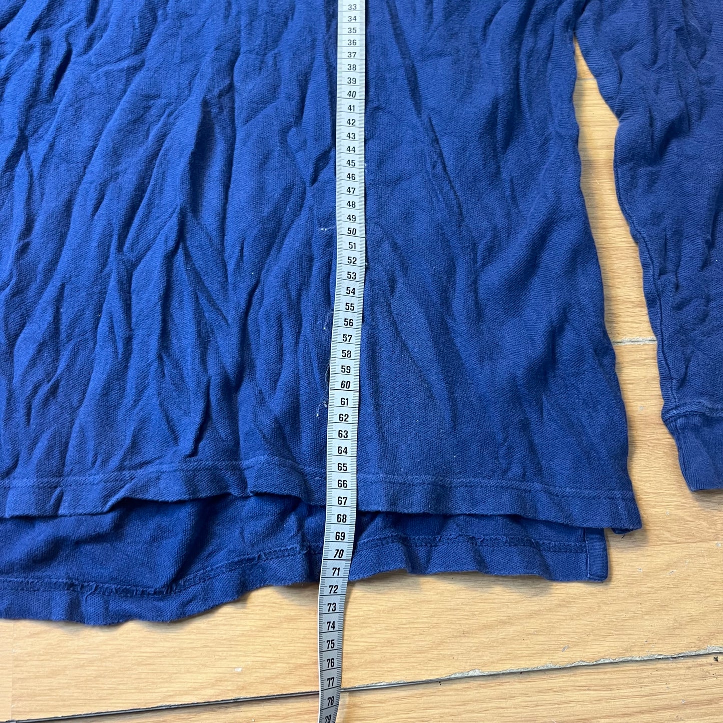 Polo manches longues bleu foncé - Chaps - Taille XL