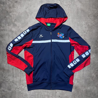 Veste de sport bleu et rouge - Erima - Taille M