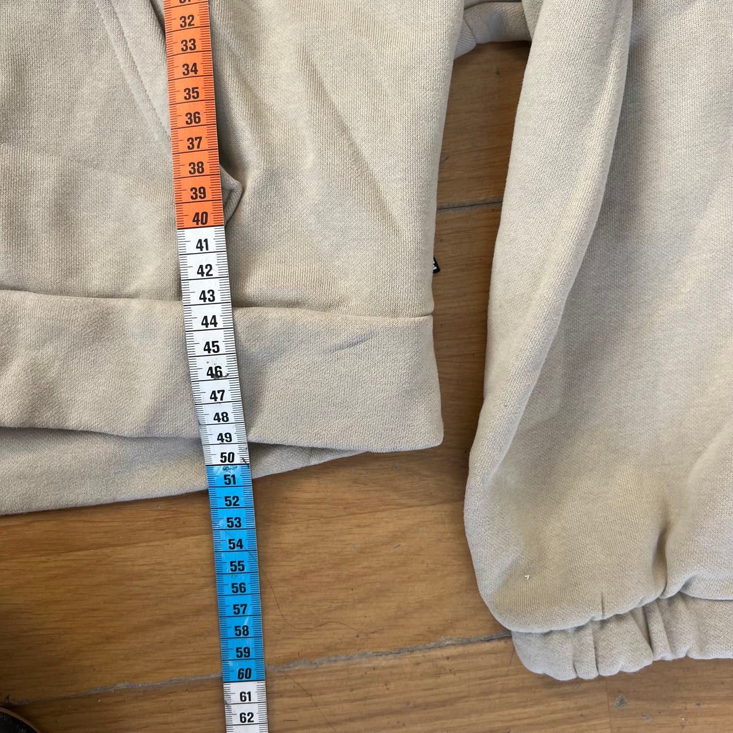 Sweat crème cropped sans capuche - Puma - Taille M