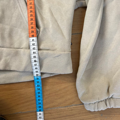 Sweat crème cropped sans capuche - Puma - Taille M