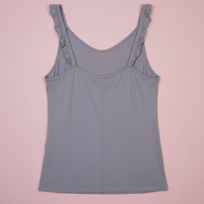 Top lilas cropped stretch – by Zainab