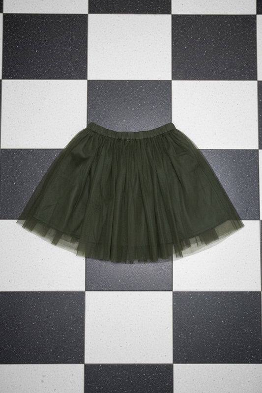 Jupe vert foncé superposée – BY SARAH LANG