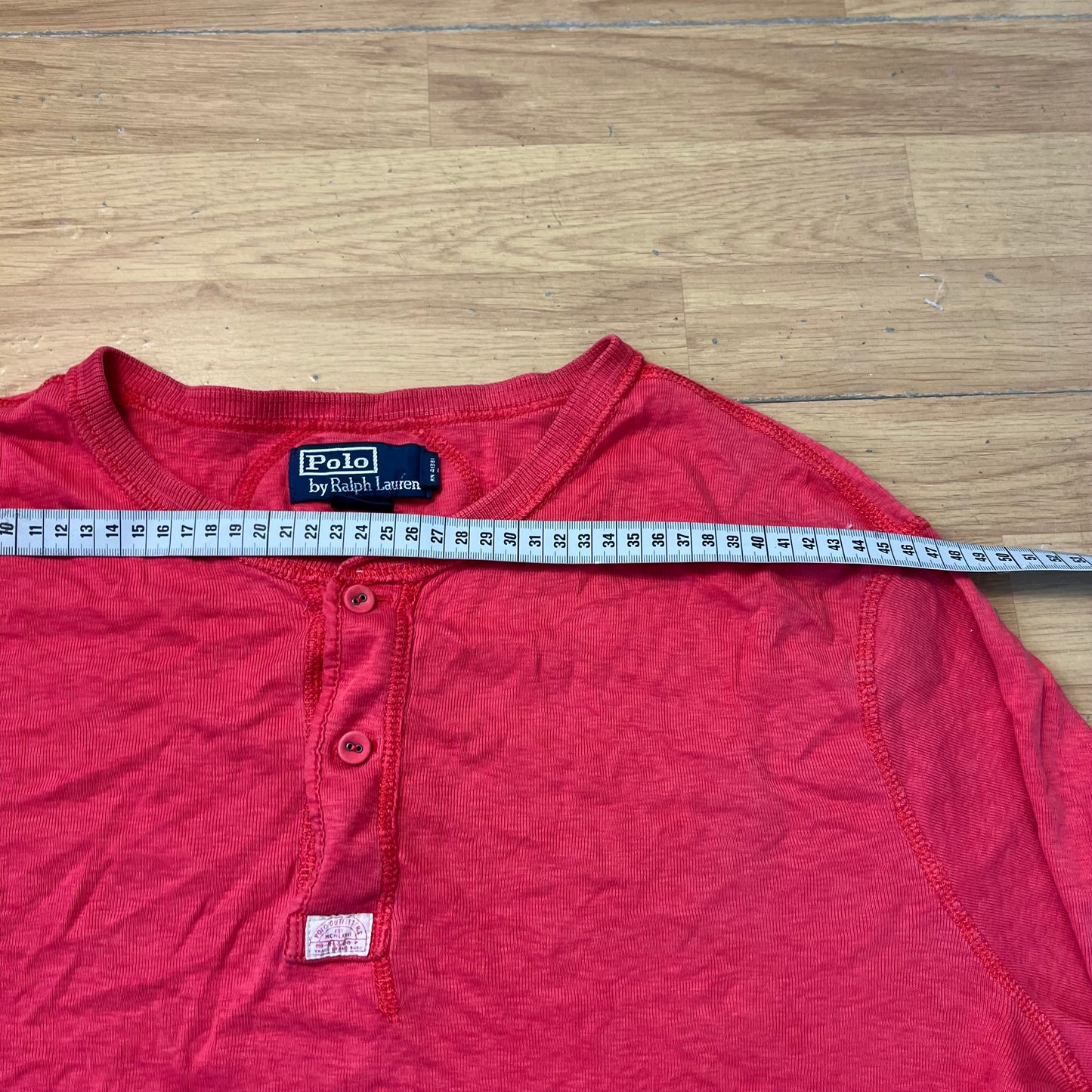 T-shirt manches courtes rouge clair - Ralph Lauren - Taille XL