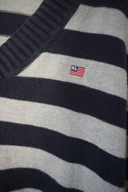 Pull bleu et blanc Ralph Lauren – Taille – XXL