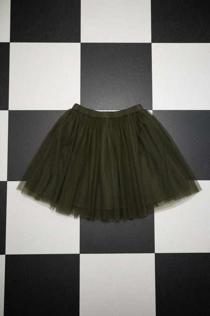 Jupe vert foncé superposée – BY SARAH LANG