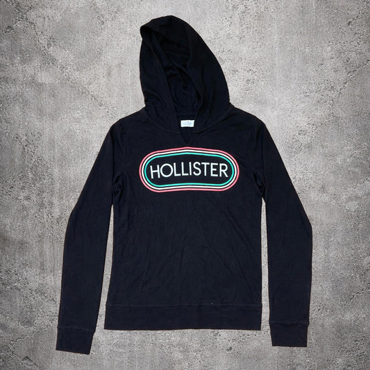 Sweat à capuche noir - Hollister - Taille S