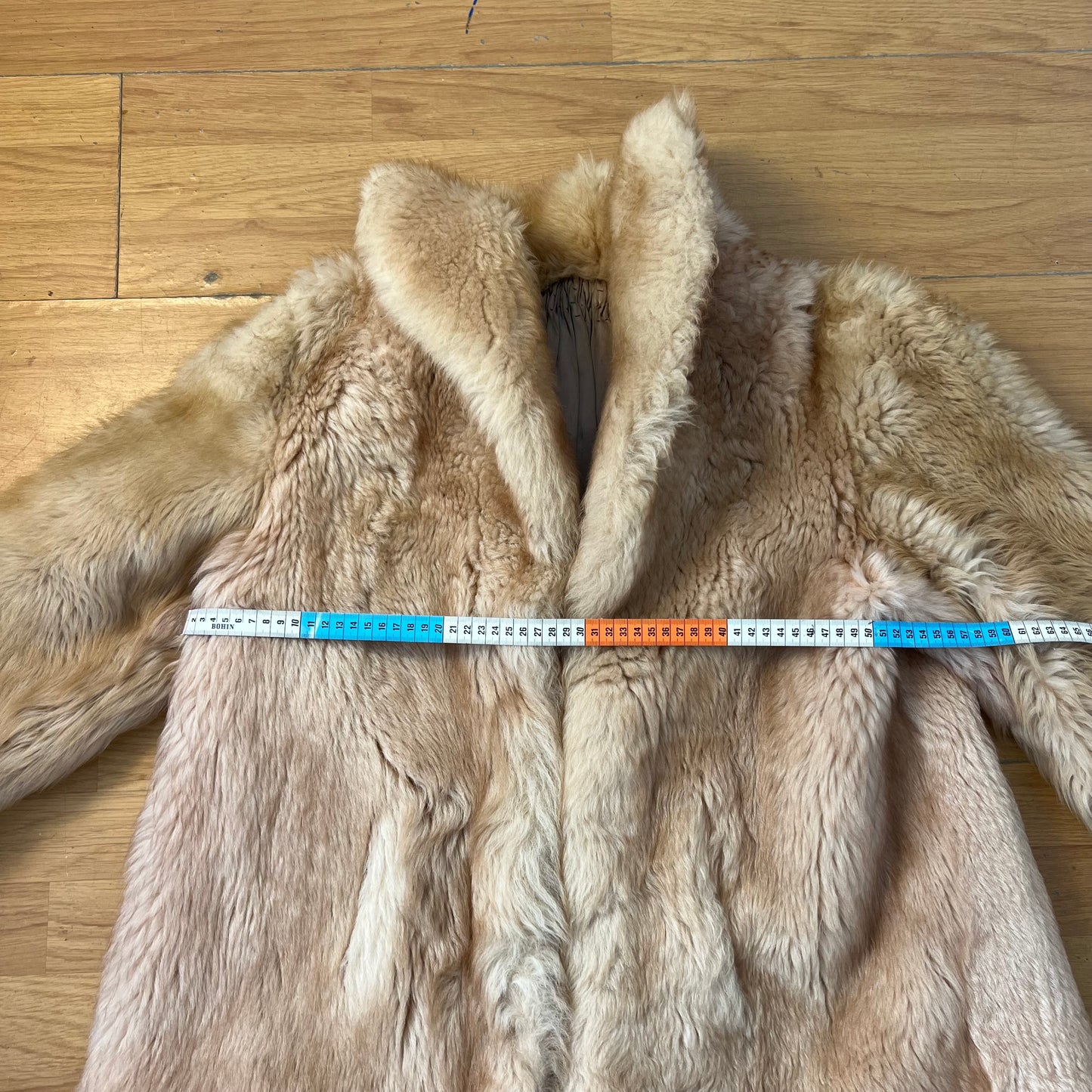 Veste fausse fourrure marron clair by ZAINAB