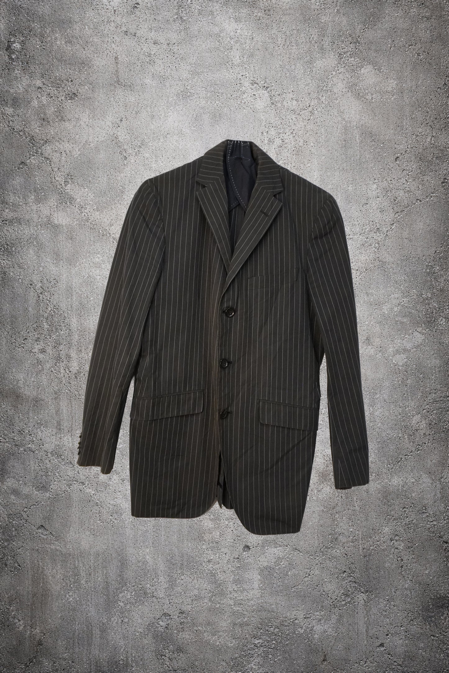 Blazer noir rayures fines blanches – Taille – S