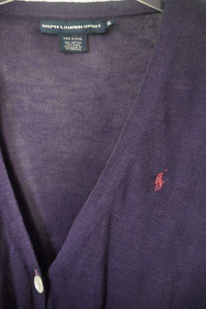 Cardigan violet Ralph Lauren – Taille – XL