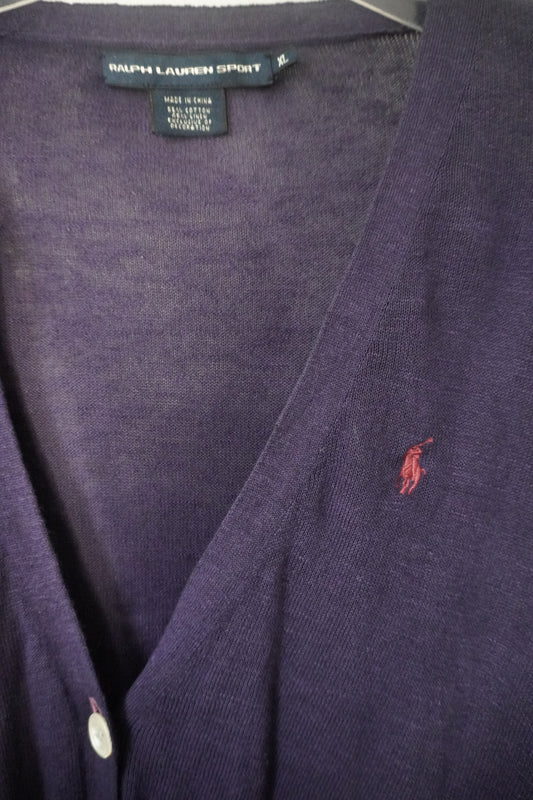 Cardigan violet Ralph Lauren – Taille – XL