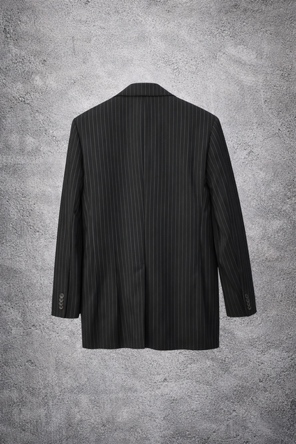 Blazer noir rayures fines blanches – Taille – S