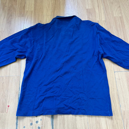 Sweat polo Trussardi bleu foncé – Taille M