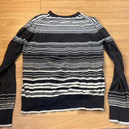 Pull col V noir et blanc - Puma - Taille M