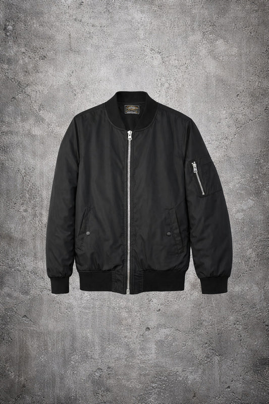 Veste bomber noire – Taille – L