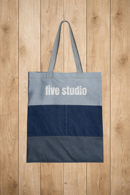 Tote Bag Denim Five Studio – By BÉATRICE