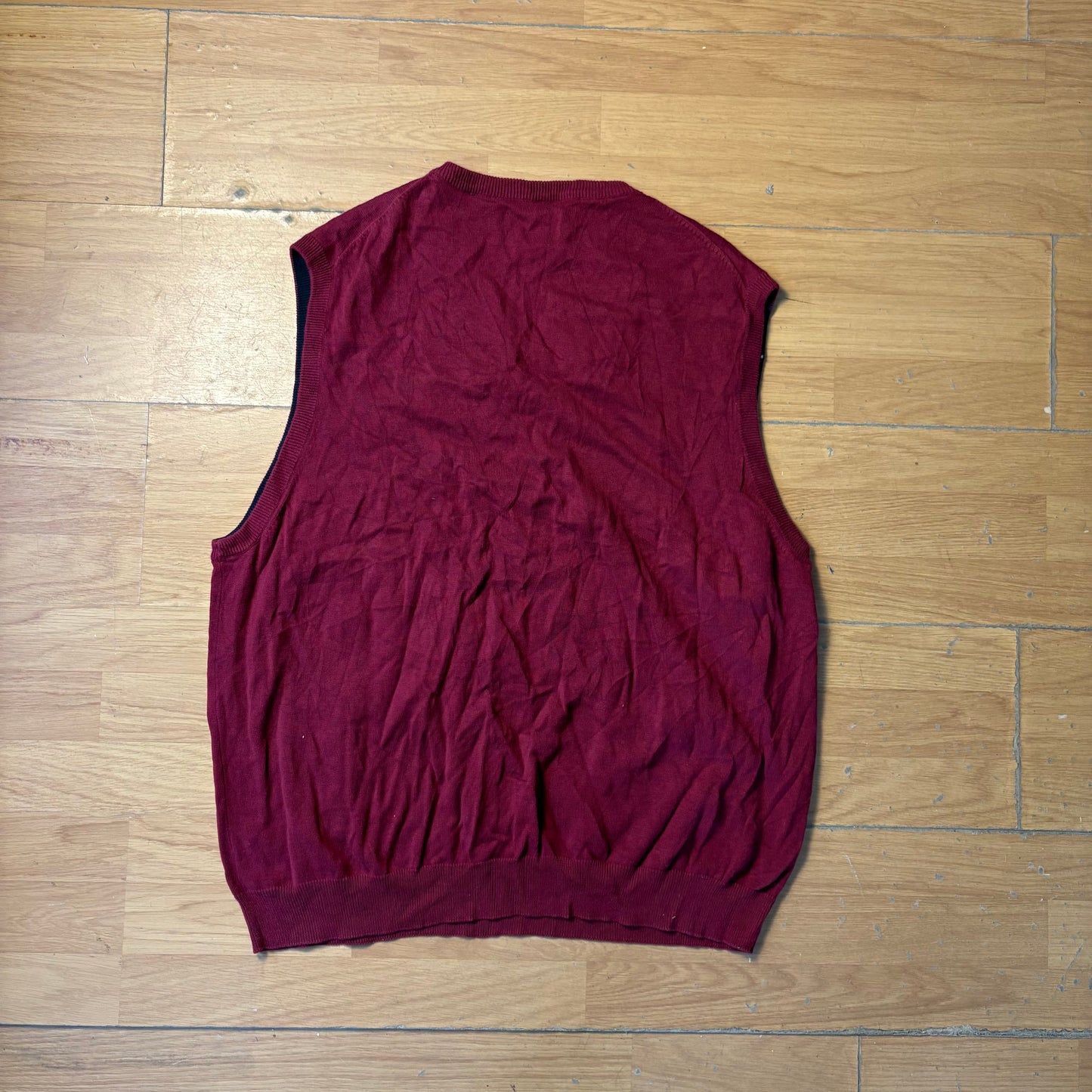 Pull sans manches bordeaux - Chaps - Taille XXL