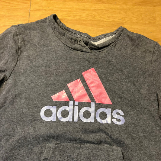Sweat gris sans capuche - Adidas - Taille M/L