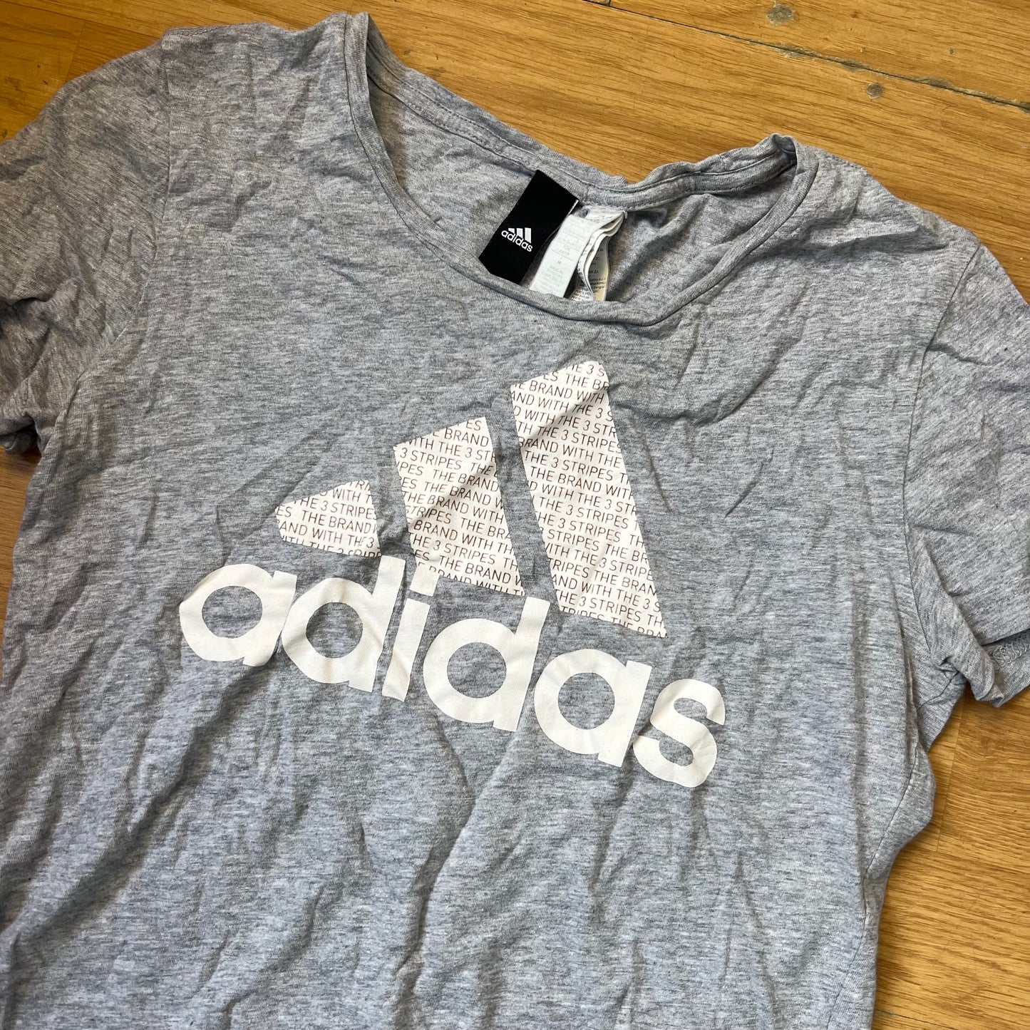 T-shirt gris - Adidas (femme) - Taille XS