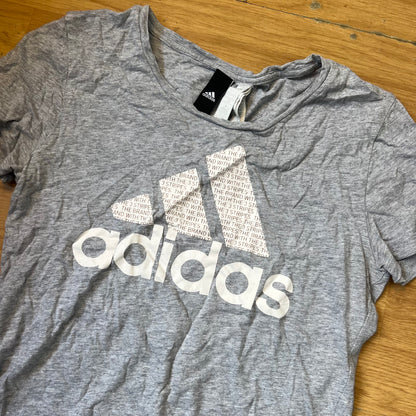 T-shirt gris - Adidas (femme) - Taille XS