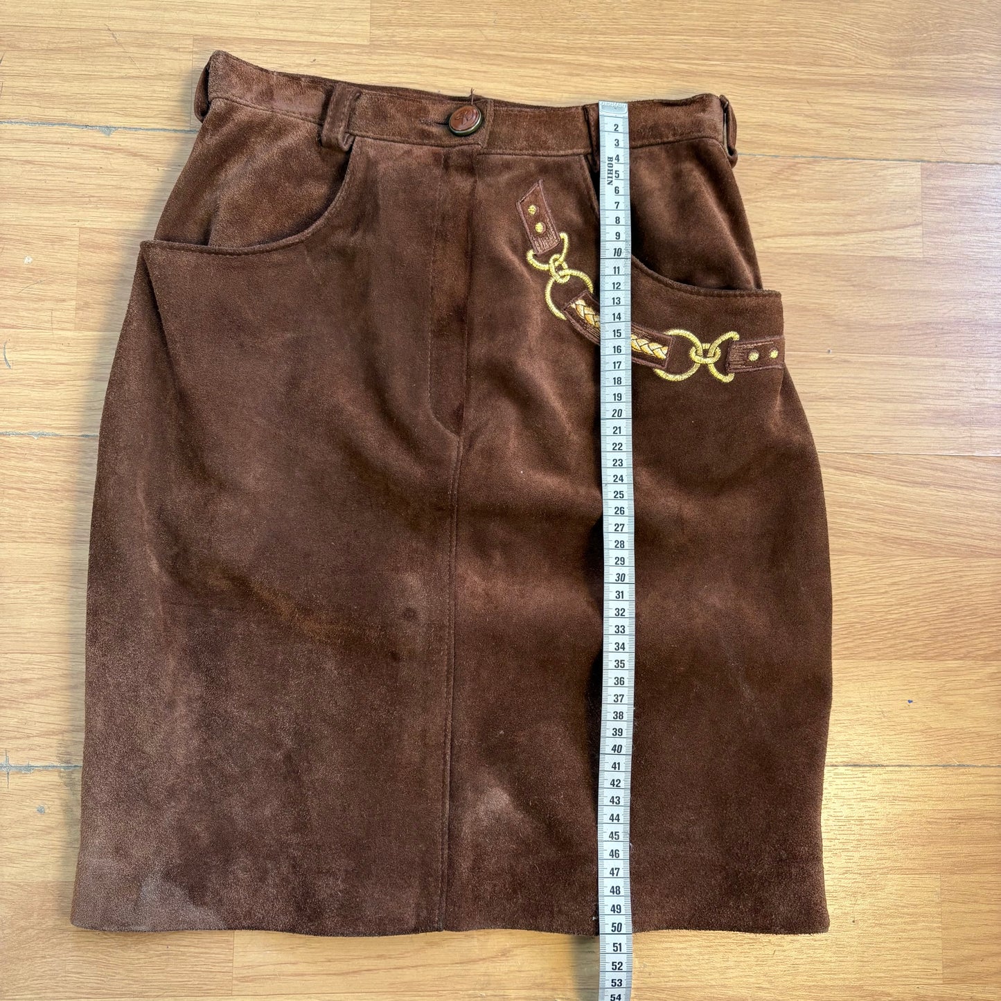 Jupe en cuir - Cristina Santandrea - Taille 40
