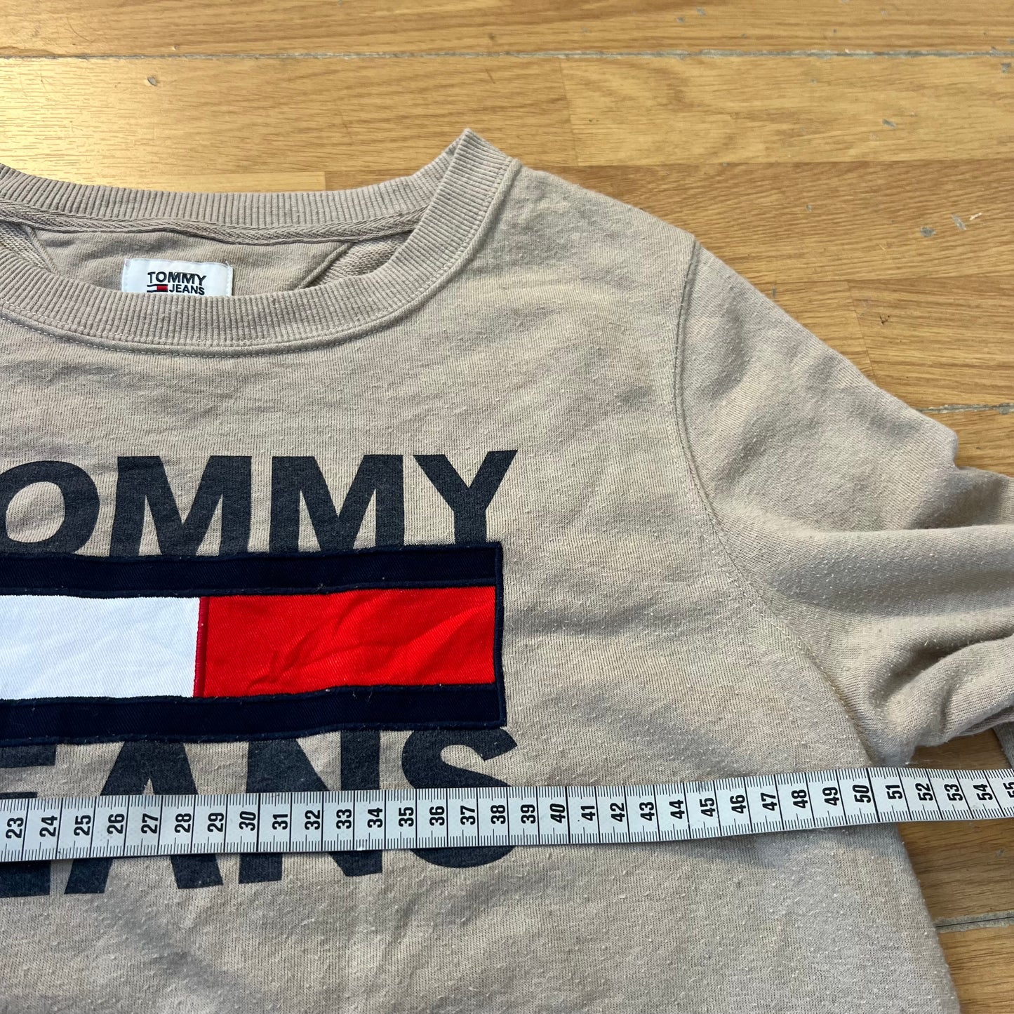 Sweat marron clair - Tommy Hilfiger - Taille S