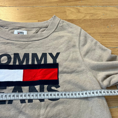 Sweat marron clair - Tommy Hilfiger - Taille S