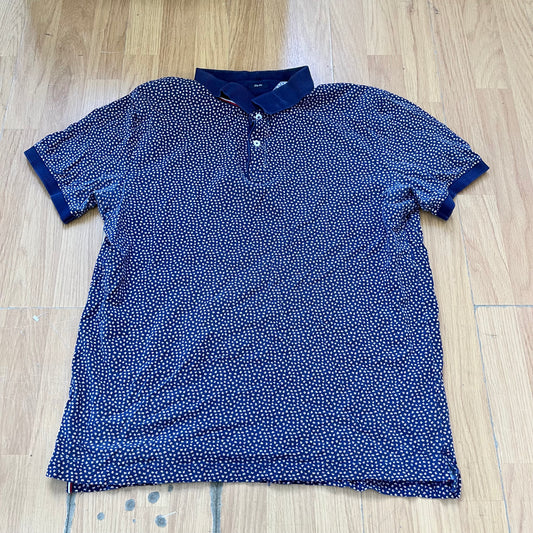 Polo Tommy Hilfiger bleu foncé – Taille XXL