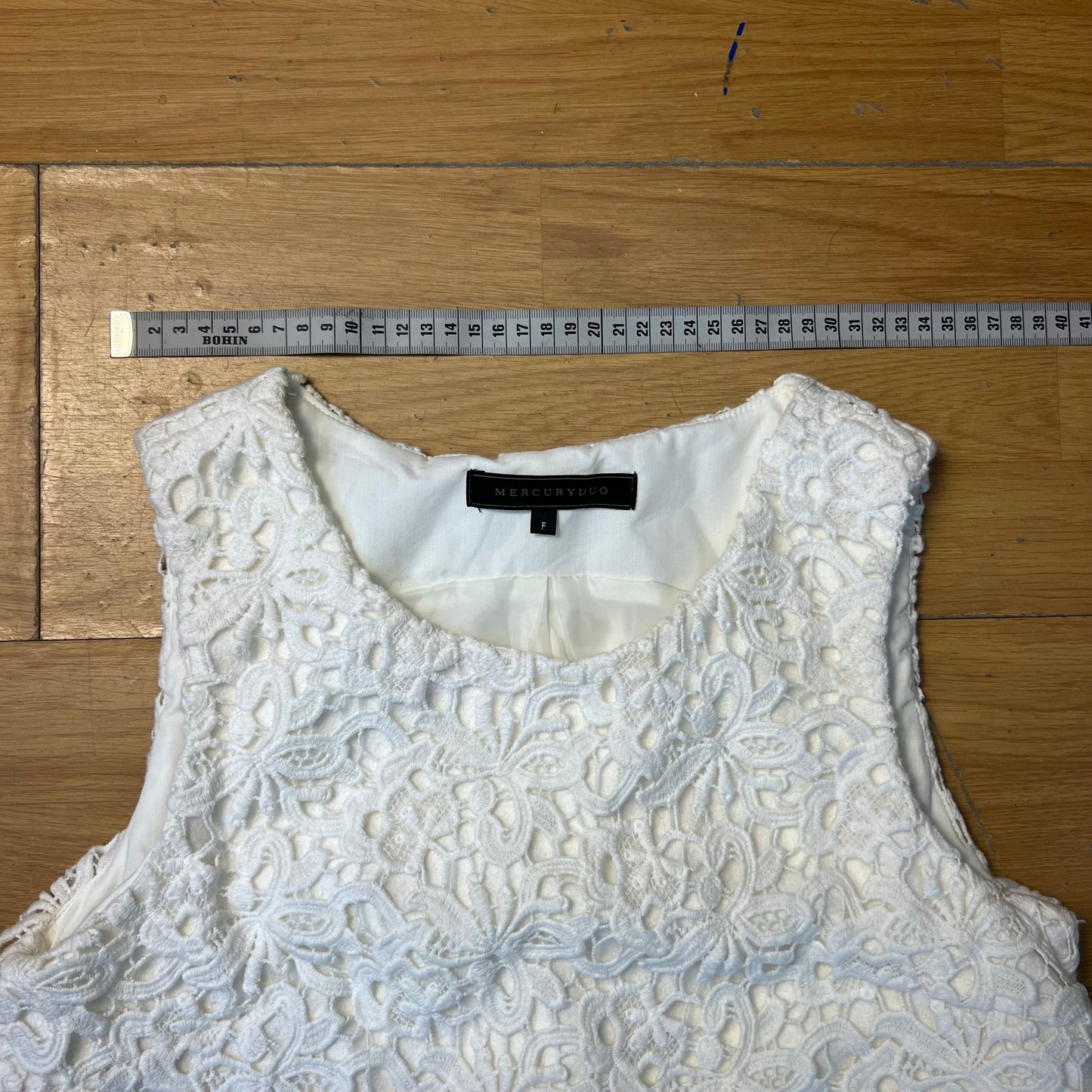 Robe midi blanche by ZAINAB
