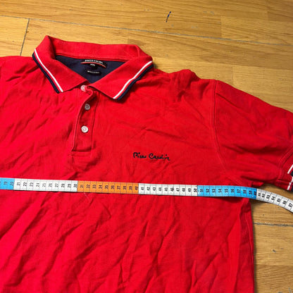 Polo rouge - Pierre Cardin - Taille XXL