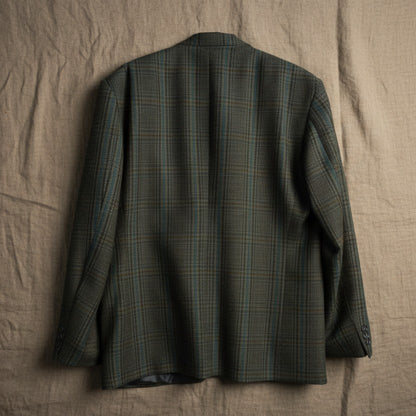 Costume noir vert profond classique et intemporel – By FABSO