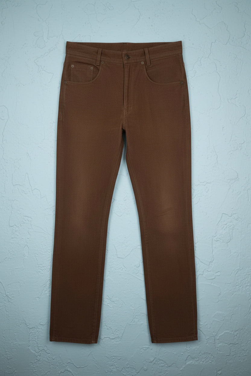 Jeans Effet Cuir - by MIA