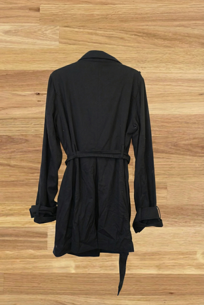 Trench-Coat Noir - by BÉATRICE - Taille : XS