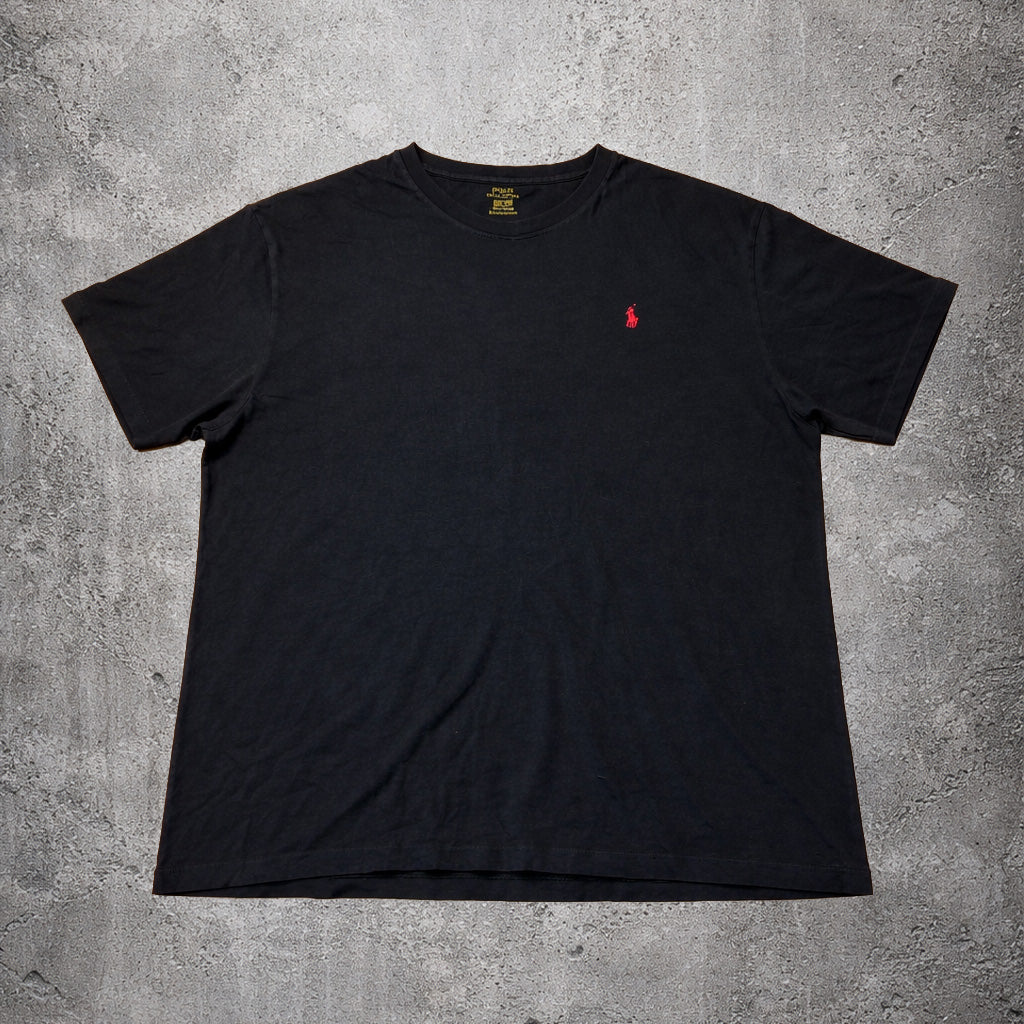 T-shirt noir col V - Ralph Lauren - Taille XXL