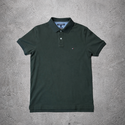 Polo vert foncé Tommy Hilfiger – Taille M