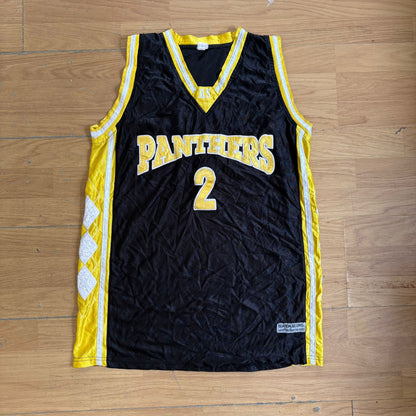Maillot de basketball Panthers 2 noir et jaune Hayah Inc – Taille L (estimée)