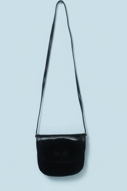 Petit Sac Noir Brillant - by PR MEC